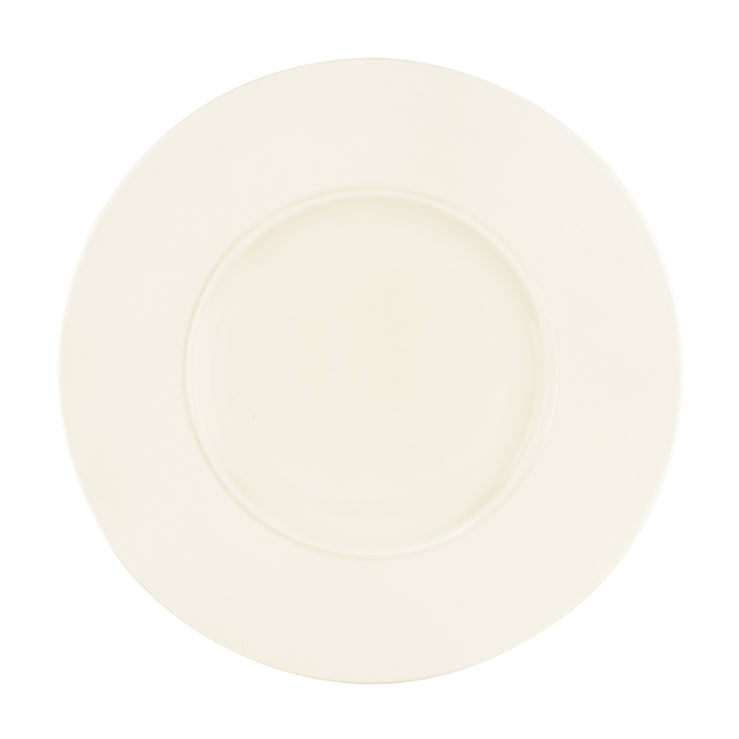 NEW-BONE IVORY PIATTO PIANO 29CM GOUR.