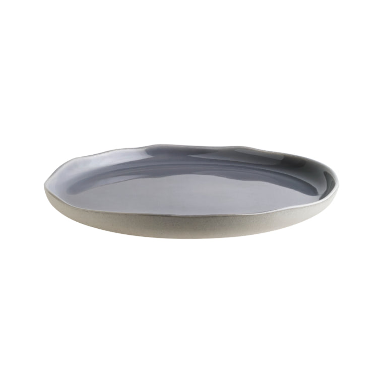 CRAS GREY PIATTO PIANO 25CM BORDO