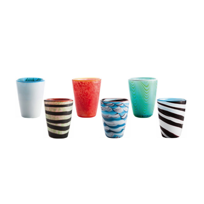 SET 6 BICCHIERI 31CL MIX1 COLOR MARES