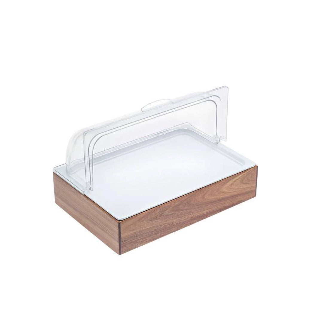 VETRINA RETT.REFRIGER.42X28X27CM C/COP.