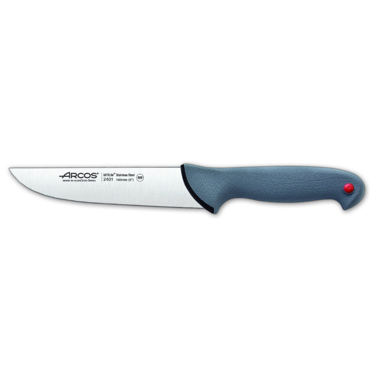 COLTELLO MACELLAIO 15CM MANICO ANTISCIV.