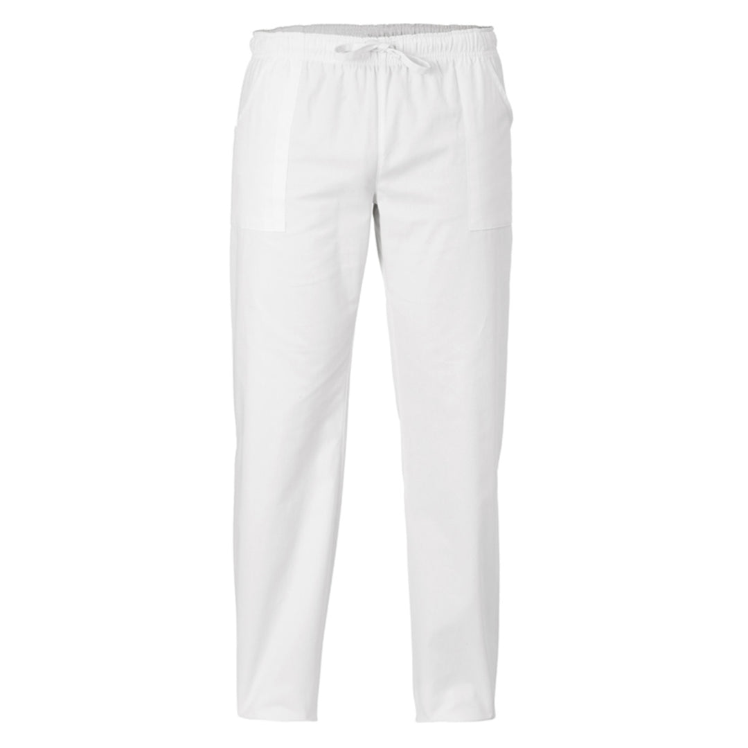 PANTALONE CUOCO BIANCO C/LACCIO