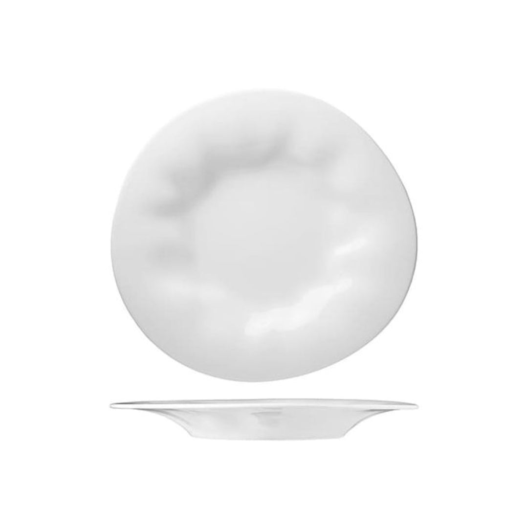 FLAMENCO PIATTO PIANO 25CM BIANCO