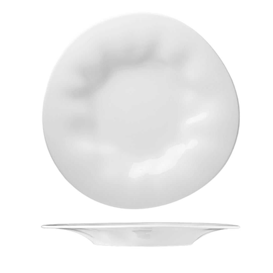 FLAMENCO PIATTO PIANO 32CM BIANCO