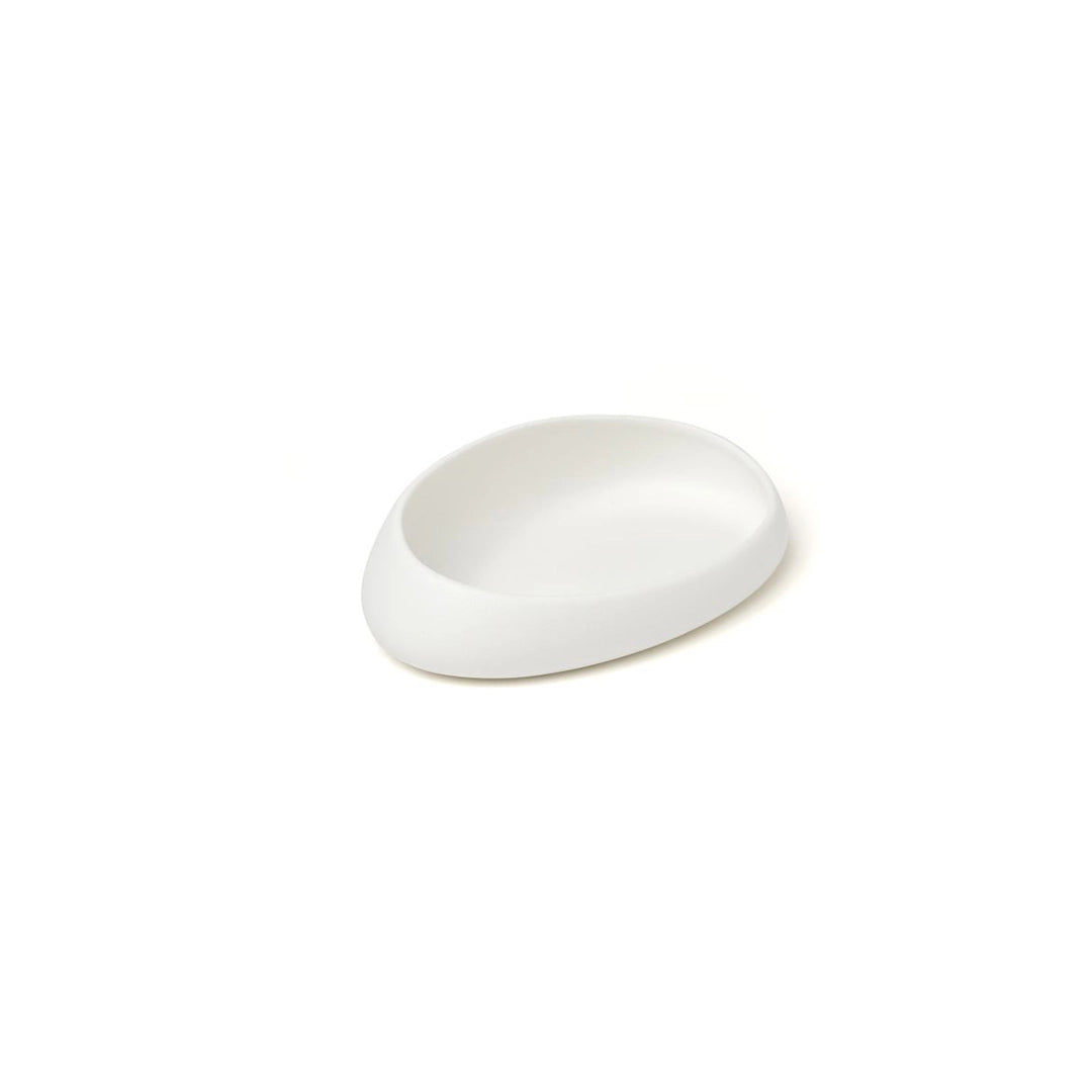 PLA8 COPPETTA ORG. OVALE BIANCA CM12X8