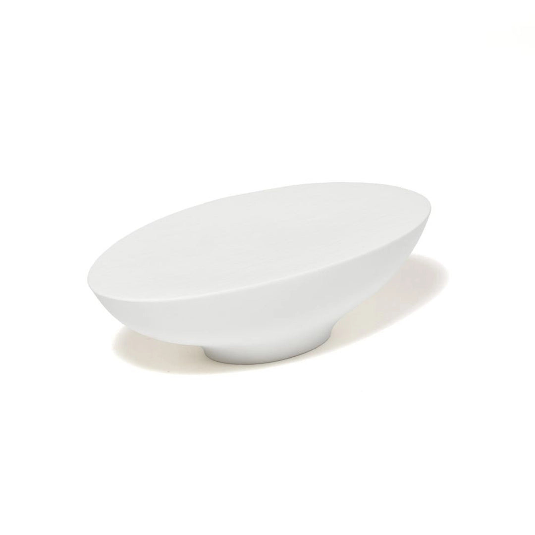 ALZATA BIANCA OVALE COPPA CM31x17 H9