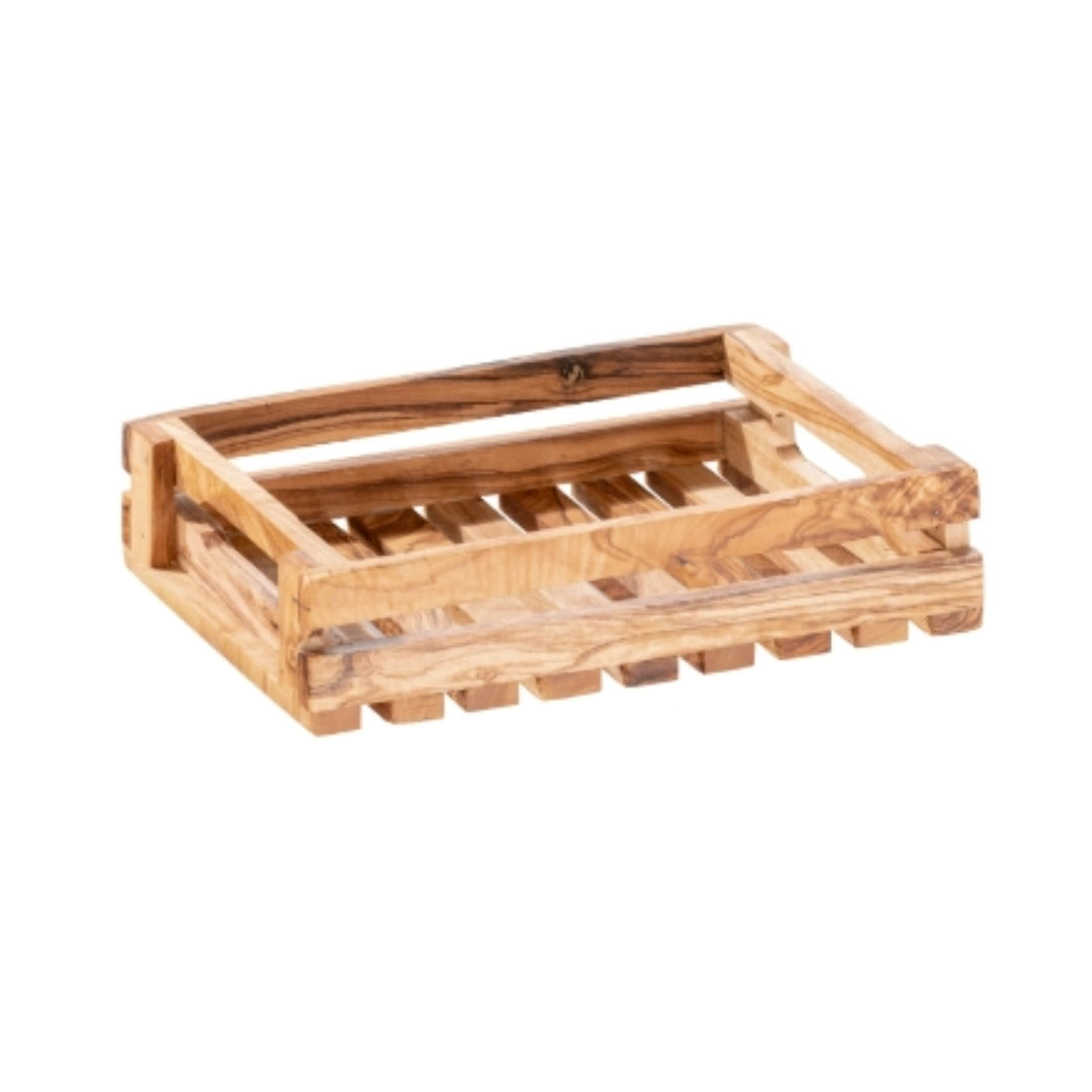 CASSETTA LEGNO ULIVO 22X18CM 6H