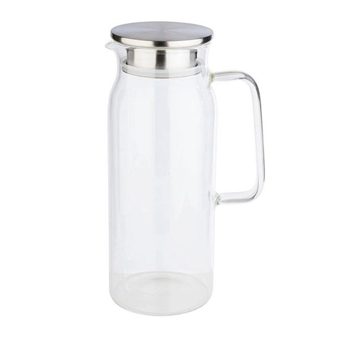CARAFFA VETRO LT 1,5 C/COPERCHIO