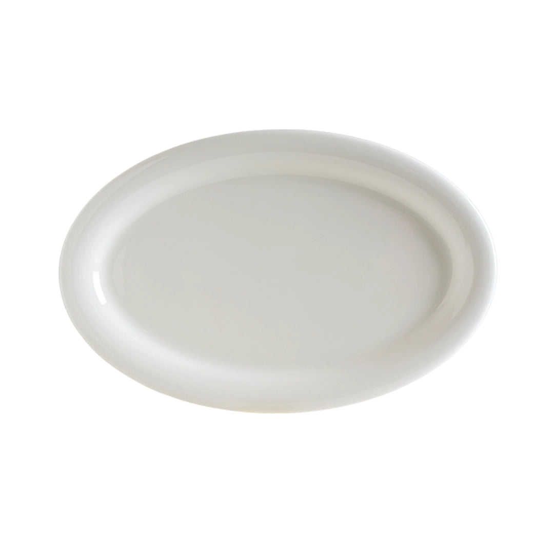 WHITE ALBUS PIATTO OVALE CM28X18,2