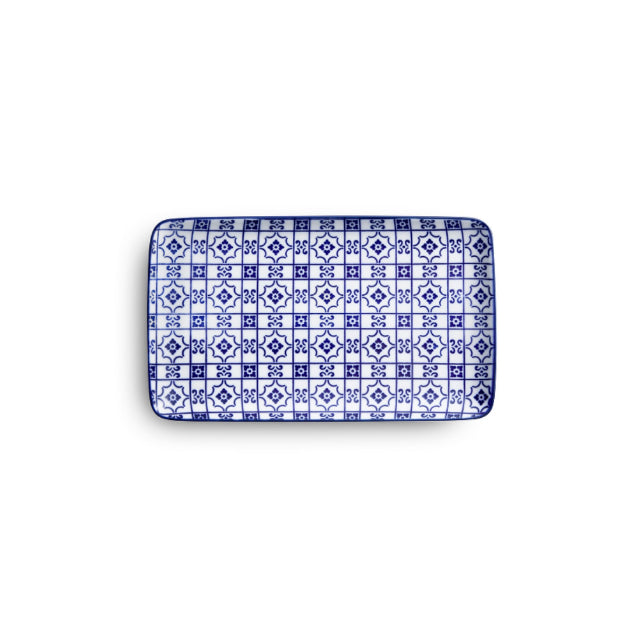 COIMBRA BLU VASSOIO 21,5X12CM RETT.
