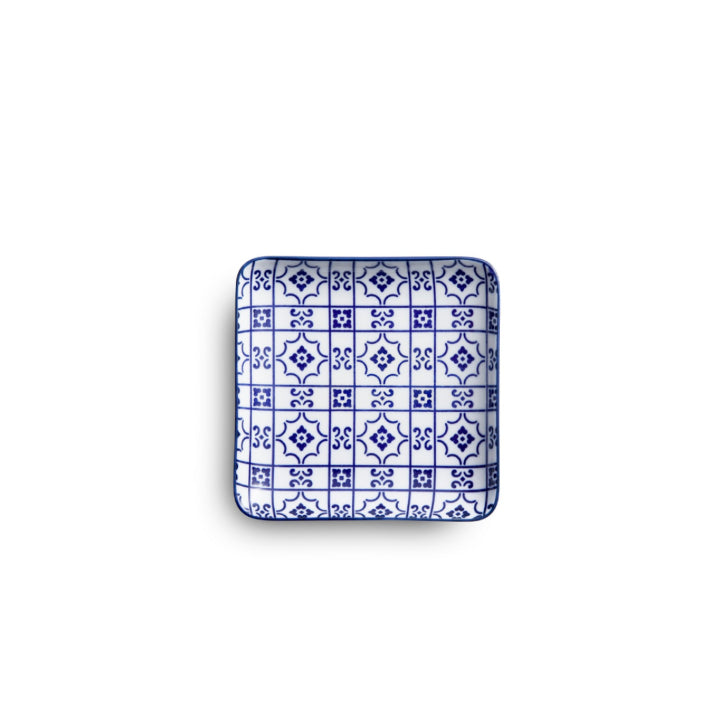 COIMBRA BLU PIATTO 15X15CM QUADR.