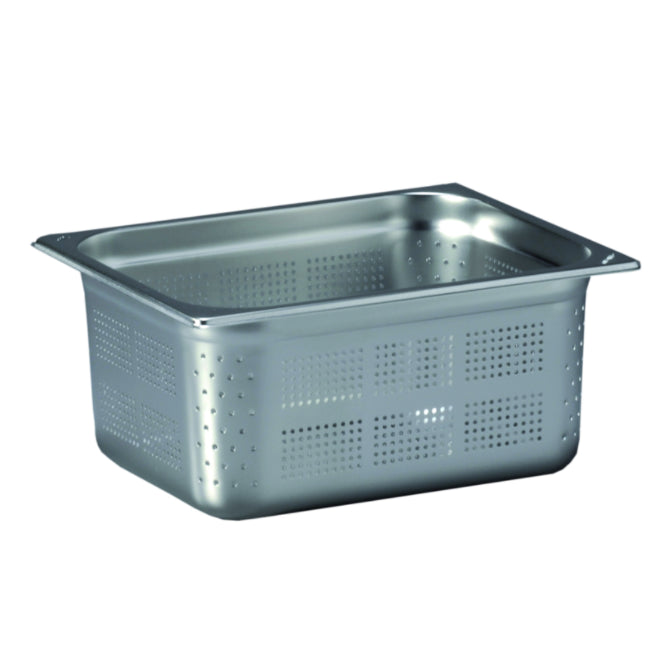 BACINELLA INOX FORATA GN1/2 32X26X10CM