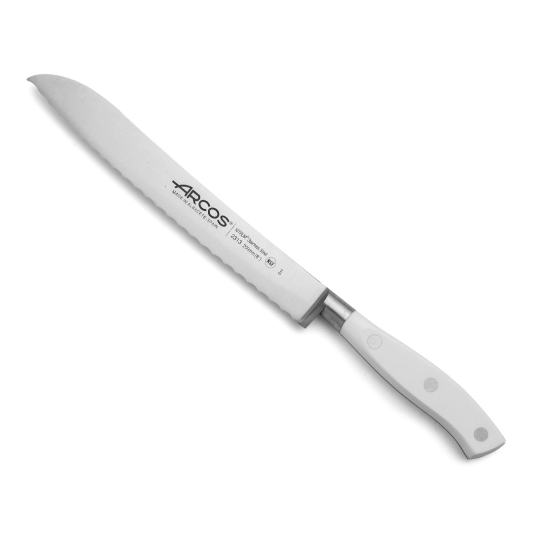 COLTELLO PANE 20CM FORGIATO BIANCO