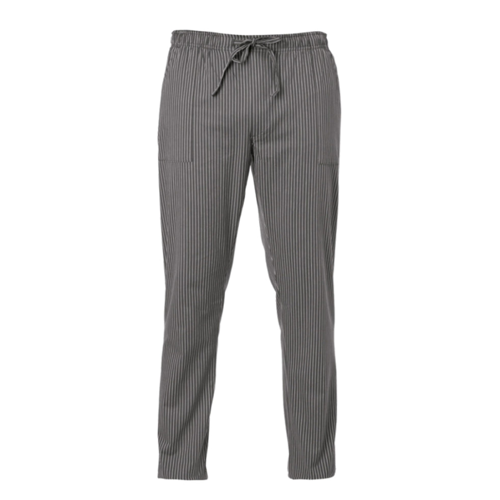 PANTALONE CUOCO GESSATO GRIGIO C/LACCIO